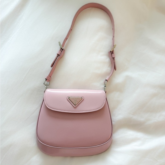 Prada Handbags - NWT Prada Pink Mini Cleo Bag